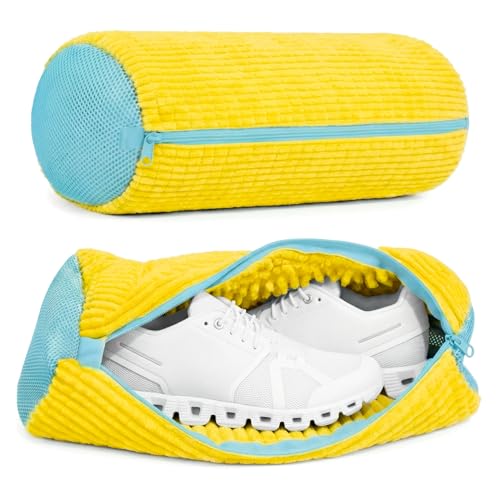 2026 New Shoe Washing Machine Bag - 2PC Kalitease Reusable Sneaker Cleaning Shoe Laundry Bag for Washer and Dryer with Self-Locking Zipper