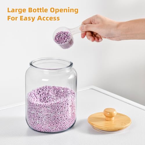 Laundry Pod Container and Dryer Sheet Holder,Laundry Room Organization | Laundry Detergent Sheets Dispenser Laundry Room Organization Storage Box for Powder,Scent Booster Beads,Dryer Balls,Bath Salt