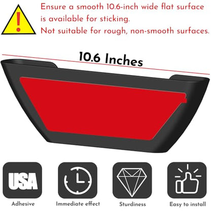 Universal Pot Lid Organizer for Cabinet - Upgraded Patented Niceyos 3 Pack Inside Cabinet Door Wall Mount Pan Top Storage Organizer Rack Holder for Kitchen, Fits 6" to 13" (Black)