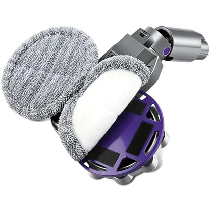 Electric Mop Head Attachment Compatible with Dyson V6 Vacuum Cleaner Attachment with Water Tank and Mops (Color : V6)