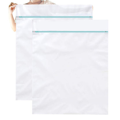 2 Pack Extra Large Laundry Mesh Bag 43 x 35 Inch M... (2 Count | White | Polyester)
