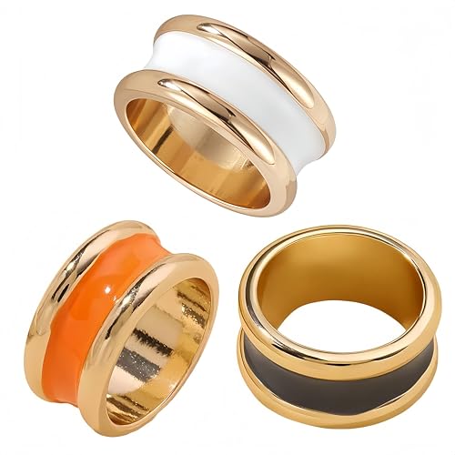 SYWDUDUCLT Scarf Ring for Women's Shawl, Silk Neckerchief, Tshirt, Gold/Sivler, S/M/L, 2 Pcs