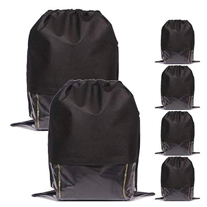 DIOMMELL Set of 6 Dustproof Drawstring Bags Dust Covers Large Non-Woven Fabric Cloth Storage Pouch String Bag for Handbags Purses