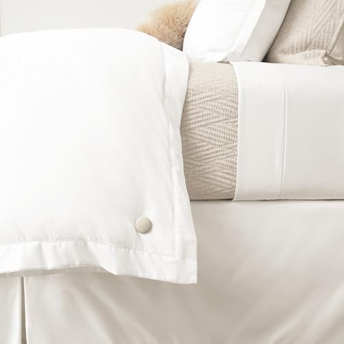 Duvet Clips Pin Fasteners - Classic Linen - Natural, Set of 4 | 20 Colors Available, Keeps Comforter from Shifting in Cover, Holds Duvet in Place
