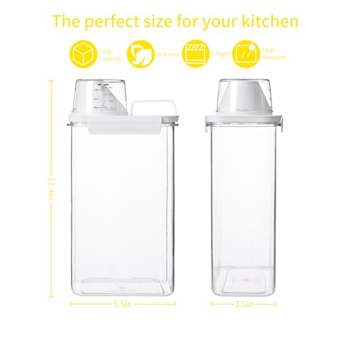 Rice Container,Rice Storage Container,3-5 Lbs Tcereal Storage Container | Suitable for Home Kitchen Rice, Soybean Food Storage,Pet Food Storage Containers