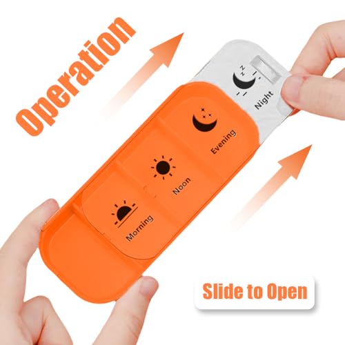 7-Day Medication Organizer - for Effortless Health Management: Stackable Weekly Pill Organizer with 7(Days)×4(Morning/Noon/Evening/Night) Compartments | Travel-Friendly Home Supply (Balck)