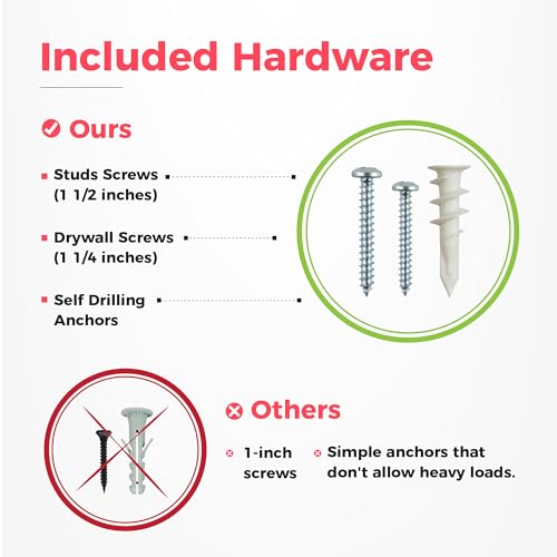 Garage Wall Organizer, Shovel Holder Wall Mount, 48" Double Hooks | 300 lbs, adjustable double-layer tool hangers for garage wall, holds ladders, shovels, rakes, hoses & power tools