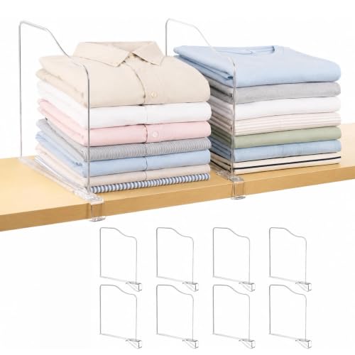 Vtopmart 12" Extra Tall x 11.7" Deep Shelf Divider...
