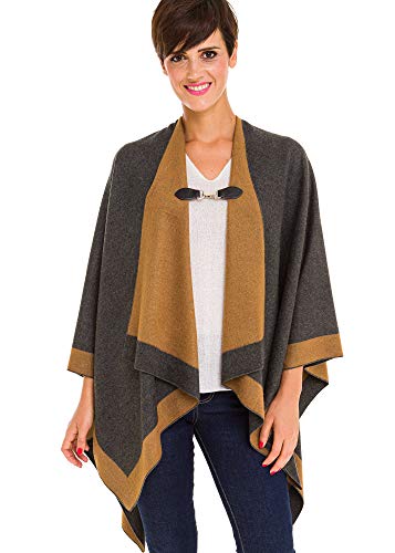 Clip Holder Buckle Clasp Pin for Poncho Cape Cardigan Wrap Shawl Accessories