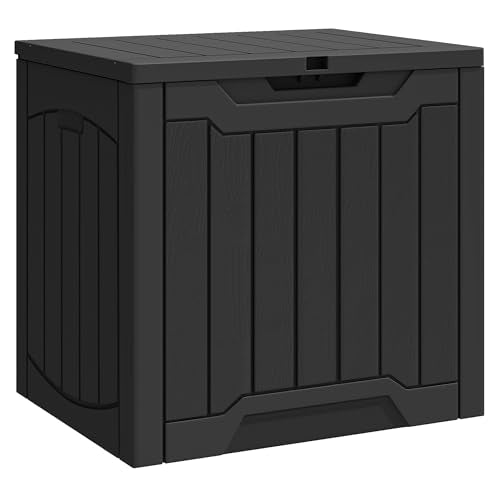 Outdoor Resin Storage Box 31 Gal (Black | Resin)