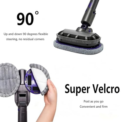 Electric Mop Head Attachment Compatible with Dyson V6 Vacuum Cleaner Attachment with Water Tank and Mops (Color : V6)