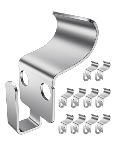 Vinyl Siding Hooks, No-Hole Heavy Duty Hooks Vinyl Siding Hangers 10 Pack | heavy duty siding hanger no hole hooks vinyl siding hangers dutchlap vinyl siding accessories large vinyl siding hooks