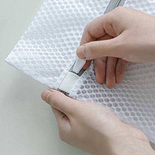 Mesh Laundry Bags for Delicates(2XL+2L), Laundry Bags Mesh Wash Bags, 125gsm Lingerie Bags