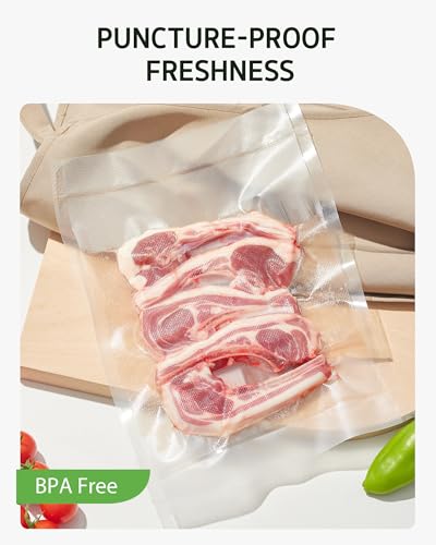 Syntus 11" x 150' Vacuum Sealer Bags for Food Seal Rolls with Cutter | BPA Free, Sous Vide Microwave Freezer Safe, Custom Size, Effortless and Precise Cutting, Works with All Vacuum Sealers