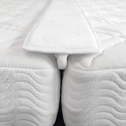 Greaton, 80” Bed Bridge Pad | Twin XL to King Mattress Converter Kit | Gap Filler for Adjustable Mattresses | Good for Guests Stay Overs & Family Room, White