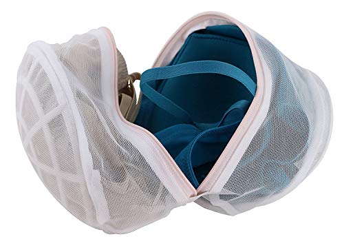 Premium Bra Wash Bag – Set of 3 Mesh Lingerie Laundry Bags for Delicates – Protects Bras, Underwear & Intimates in Washing Machine – Durable Zipper Closure – Regular Size
