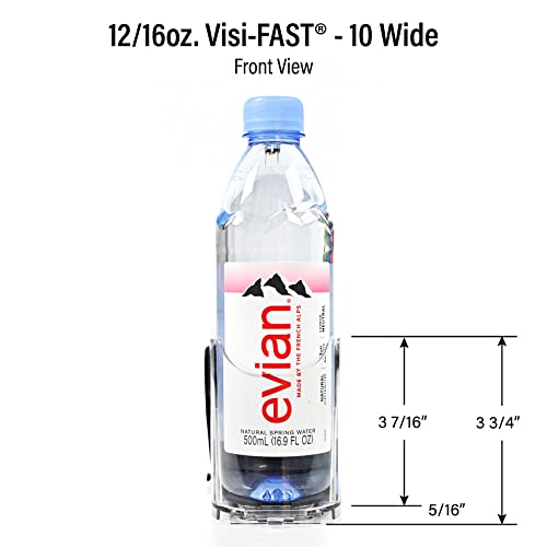 Drink Organizer for Fridge – Visi-Fast Push Dispenser, 12/16oz, 1-Pack