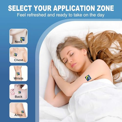 120 Count Sleep Patches for Adults Extra Strength, Natural Deep Sleep Patche with Melatonin & Valerian, Long-Lasting Night Comfort, Relax & Wake Up Refreshed, Easy to Use for Men and Women, 2 Pack DD