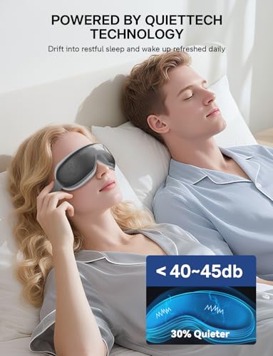 Eye Massager, Heated Massage Eye Mask | Compression Massage for Migraine Relief, Eye Strain, Dry Eyes and Improve Sleep, Gifts for Mom Dad Women Men, Wedding Gifts