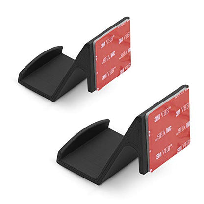 BRAINWAVZ Game Controller Holder Wall Mount Stand (2 Pack) for Xbox, PS5, Series X, ONE, PS4, PS3, Switch, Nintendo, PC & More, Fits Latest & Retro Gamepads, Stick On, Easy to Install, UGC1