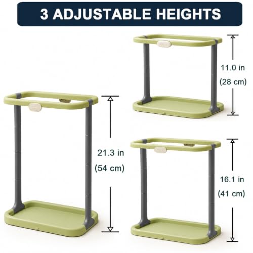 Portable Trash Bag Holder – Foldable & Lightweight Trash Bag Stand, Collapsible Trash Can for Camping, Outdoor, Car & Home Use – Easy Assembly, Compact Storage, Includes 15PCS Bags