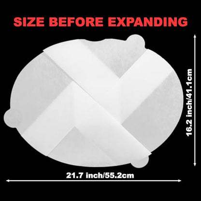 Beard Hair Catcher for Sink - Wet-Strength Shaving Guard, Patented Contour-Molding Sustainable Disposable Trimming Barrier for Mess-Free Grooming, Water Saving & Easy Bathroom Sink Cleanup by BeardBin
