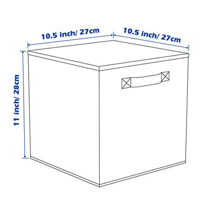 ShellKingdom Storage Bins, Foldable Fabric Storage Cubes And Cloth Storage | Storage Organizer For Closet And Toys, 10.5x10.5x11 INCH, 6 Pack (6 Colors)