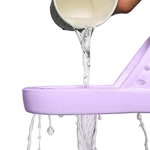 Shower Shoes Women Quick Drying Non Slip College Dorm House Shower Sandals with Holes