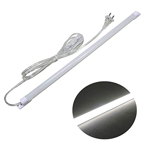 110V LED Under Cabinet Lighting,17inch LED Strip L... (White(6000K) | Plastic)