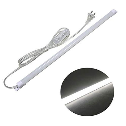 110V LED Under Cabinet Lighting,17inch LED Strip L... (White(6000K) | Plastic)