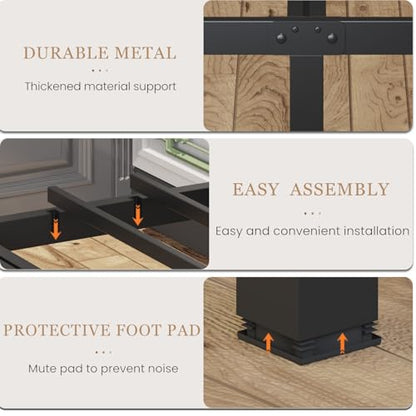 Twin Bed Frames with Charging Station & LED Lights, Metal bed frame twin size with Headboard and Footboard, Heavy Duty Slats Support Platform, No Box Spring Needed, Noise Free, Easy Assembly, Black