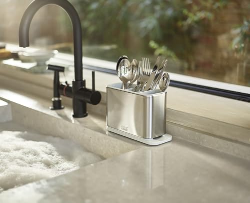 Surface Kitchen Sink Silverware Drainer, Utensil C... (Stainless Steel | Stainless Steel)