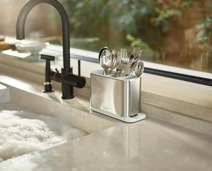 Surface Kitchen Sink Silverware Drainer, Utensil C... (Stainless Steel | Stainless Steel)