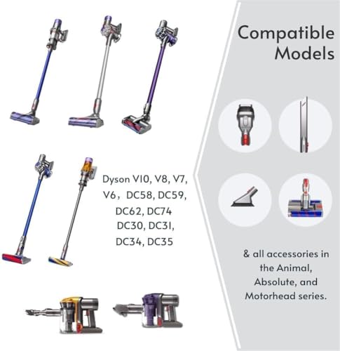 Vacuum Stand for Dys,Storage-Stand-Docking-Station-Holder Compatible with Dys,Stable Metal Storage Bracket Stand Holder,V6 V7 V8 V10 V11 V12 V15 DC30 DC31 DC34 DC35 DC58 DC59 Cordless