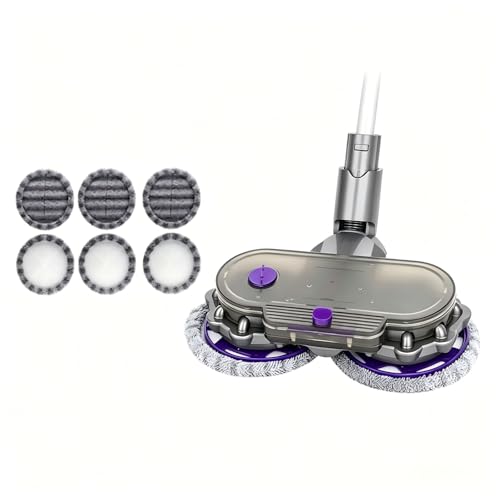 Electric Mop Head Attachment Compatible with Dyson V6 Vacuum Cleaner Attachment with Water Tank and Mops (Color : V6)