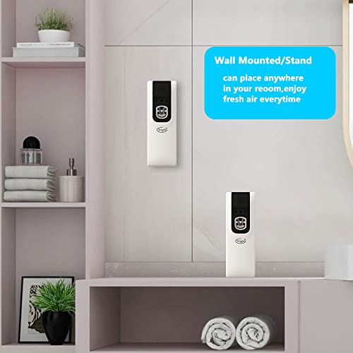 Automatic Air Freshener Spray Dispenser, FENGJIE Auto Air Fresheners Spray -Wall Mount/Free Standing Fragrance Dispenser for Home Room Office Hotel, Commercial Air Freshener Refill