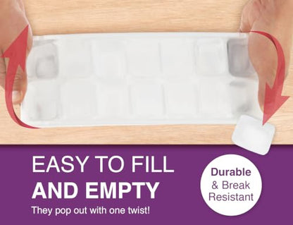 Arrow Plastics 00050 2 Eezy Out Ice Cube Trays in Shrink-Wrap, Assorted