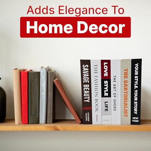 Original Hidden Storage Secret Book Box 8.3 x 6.3 x 9.4 In, Made from Gray Board & Cardboard, Faux Books for Decoration, Electronics & Cord Hider,Box Hider for Router and TV Cord, Decorative Book