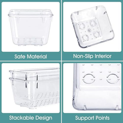 25 PCS Clear Plastic Drawer Organizer, Makeup Organizers and Storage Bins | 4 Sizes Desk Drawer Divider Organizers and Storage Bins for Makeup, Jewelry, Gadgets for Kitchen, Bedroom, Bathroom, Office