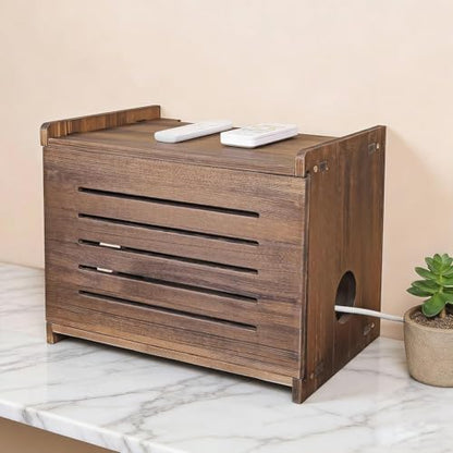 WiFi Box Hider, Router Box Hider, Router Box, WiFi Router Storage Cabinet Wall/Desk Cable Organizer.