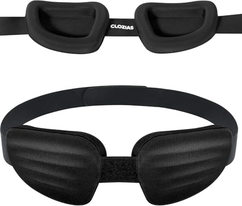 CLOZIA Sleep Mask for Sleeping, 3D Deep Eye Cups B... (Black | Cotton)