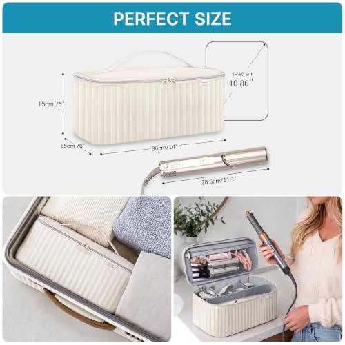 Travel Carrying Case for Hair Dryer Shark Flexstyl... (Beige)