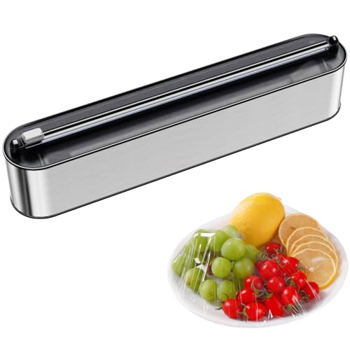 Aluminum Foil & Plastic Wrap Dispenser with Cutter...