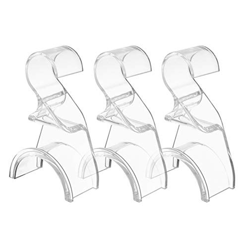 Clear Purse Hanger Closet 3 Pack, Acrylic Purse Ho... (3 Count | Clear | Acrylic)