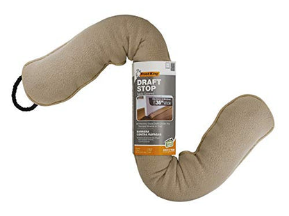 Frost King DS2 Door or Window Draft Stop Cloth Seal, 3-Feet, Beige