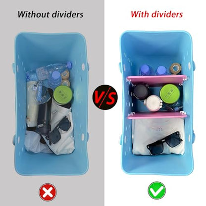 2pcs Bogg Bag Divider Tray - X Large Compatible - White