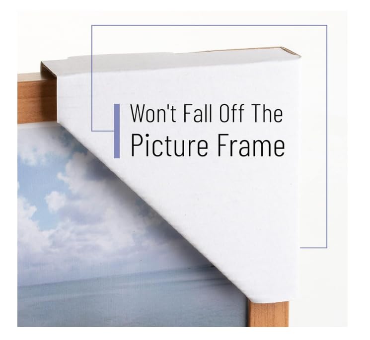 Mr. Pen- Adjustable Cardboard Corner Protectors, Fits 1", 1.5", 2.1" Frames | 120 Pack, Bulk Edge Protectors for Shipping, Paintings, Picture Frame, Packing Item Edge Protection