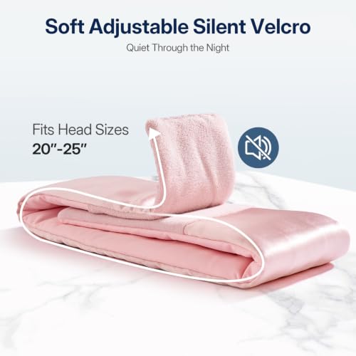 LitBear Reversible Silk and Cooling Sleep Eye Mask for Women Men | Light Blocking, Side Sleepers, Soft, Breathable, Nose Flap, Quiet Adjustable Strap, Travel Pouch, All-Season Comfort