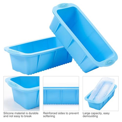 Extra Large Ice Block Mold, 4 Pack 9.4lb Big Ice Cube Molds | Silicone Ice Bath Accessories Water Chiller for Cold Plunge or Coolers