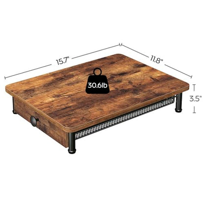 Coffee Pod Drawer Holder, Coffee Pod Drawer for K Cup, 35 Capacity Coffee Capsules Storage Organizer, Sliding Mesh Basket, for Home Office, Kitchen, Rustic Brown KH08BRG1